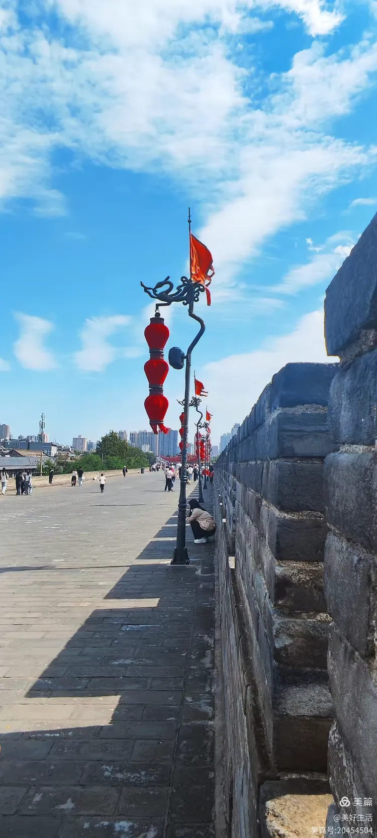 普天同庆,西安,十一的和平门城墙